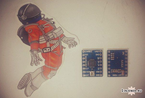 Управление шаговым биполярным двигателем A88ET